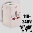 UNIVERZÁLIS VILÁG UTAZÓ ADAPTER DUGVILLA 150 országba 110V - 240V 2 év GARANCIA