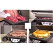 MasterKitchen DIGITÁLIS KONTAKTGRILL ASZTALI GRILLSÜTŐ PROGRAMOZHATÓ ELEKTROMOS SZENDVICSSÜTŐ KONTAKT GRILL