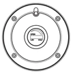 TFA Memory DIGITÁLIS IDŐZÍTŐ KONYHAI VISSZASZÁMLÁLÓ FEHÉR 100 perces STOPPER TIMER 3 év GARANCIA