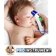 ProInstrument Medic INFRA LÁZMÉRŐ 0,5mp DIGITÁLIS ÉRINTÉSMENTES BABA HOMLOK FÜLHŐMÉRŐ IR INFRAVÖRÖS TESTHŐMÉRŐ bébiétel - anyag - tárgy - folyadék hőmérséklet mérő 5 év GARANCIA