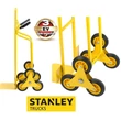 STANLEY 6 KEREKŰ LÉPCSŐJÁRÓ MOLNÁRKOCSI 200kg KÉZIKOCSI LÉPCSŐNJÁRÓ ZSÁKTARGONCA 3 ÉV GARANCIA