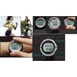 SKMEI 1058 PULZUSMÉRŐ LÉPÉSSZÁMLÁLÓ KARÓRA DIGITÁLIS SPORTÓRA FeketE szilikon