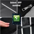 7 rekeszes ProInstrument OxfordOpp LOPÁSBIZTOS HÁTIZSÁK USB porttal VÍZÁLLÓ 43x33x11cm FEKETE UNISEX