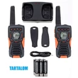 COBRA VibraVox 12km VÍZÁLLÓ ADÓ-VEVŐ KÉSZLET PMR HANGVEZÉRLŐS + DOKKOLÓ CTCSS DCS WALKIE-TALKIE ADÓVEVŐ KÉSZÜLÉK ADÓ VEVŐ