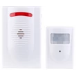IP44 VÍZÁLLÓ 120 méter KÜLTÉRI PIR MOZGÁSÉRZÉKELŐS RIASZTÓ CSENGŐ VEZETÉK NÉLKÜLI WIRELESS 