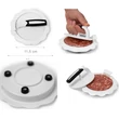 BBQ SPATULÁS HAMBURGER FORMA NYOMÓ DARÁLTHÚS GRILL HÚSPOGÁCSA FORMÁZÓ ALAKÍTÓ 12cm PRÉS