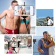 Dispho BLUETOOTH SELFIE BOT BEÉPÍTETT EXPONÁLÓ KIOLDÓGOMBBAL 25-82cm FEKETE - ARANY AKKUS vezeték nélküli FÉNYKÉPEZŐ SZELFI