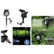 SolarSpot NAPELEMES KERTI REFLEKTOR LESZÚRHATÓ LÁMPA 3X LED + CSIPESZELHETŐ SZOLÁR SPOTLÁMPA