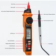 PenTyp CAT III EGYKEZES AC/DC 600V COM MULTIMÉTER CAT III 600V ÉRINTÉSMENTES VOLTMÉRŐ DIÓDA ELLENÁLLÁSMÉRŐ IEC 61010–1 stiftmultiméter FESZÜLTSÉGMÉRŐ FESZÜLTSÉGVIZSGÁLÓ TESZTELŐ  MÉRŐMŰSZER