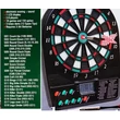 DIGITÁLIS ELEKTROMOS DARTS KÉSZLET DART TÁBLA 18 játék 159 opció