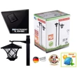 ProInstrument XxL NAPELEMES KERTI KANDELÁBER 130cm 2x LEDES ÁLLÓLÁMPA OSZLOPOS SOLAR KERTILÁMPA 2 év GARANCIA