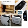 2in1 25m2 DIGITÁLIS + IONIZÁCIÓS ELEKTROMOS PÁRAMENTESÍTŐ LÉGTISZTÍTÓ 0,5L/nap 65W PÁRÁTLANÍTÓ THERMOELEKTROMOS 0,5 liter / 24H