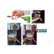 220db-os OSAKI DIY MINI GRAVÍROZÓ FÚRÓGÉP 130W SZABÁLYOZHATÓ + FLEXIBILIS TOKMÁNY 220 részes KÉSZLET KÖSZÖRŰ CSISZOLÓ FÚRÓ POLÍROZÓ KOFFERREL GRAVÍROZÓGÉP