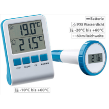 digitális vezeték nélküli úszó medencehőmérő készlet