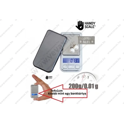 200g - 0,01g MINI DIGITÁLIS ÉKSZER MÉRLEG ZSEBMÉRLEG 7x4x1cm ZSEB MÉRLEG ÉKSZERMÉRLEG