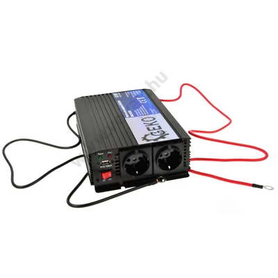 24 voltról 230 voltra + usb 1600 watt / 800 watt feszültségátalakító autós áramátalakító 24/230 volt
