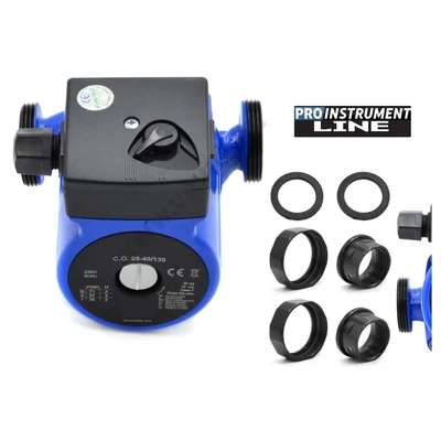 ProInstrument 25-40 / 130 FŰTÉSI KERINGETŐ SZIVATTYÚ 3120L/óra KERINGETŐSZIVATTYÚ