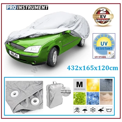 ProInstrument UV STABIL AUTÓ TAKARÓPONYVA 432x165x120cm M méret 2 év GARANCIA