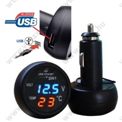 akkumulátor mérő autós feszültségmérő