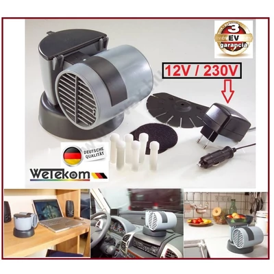 WETEKOM MINI LÉGHŰTŐ 12V - 230V AUTÓS - SZOBAI 10m2 MINI KLÍMA 3 év GARANCIA