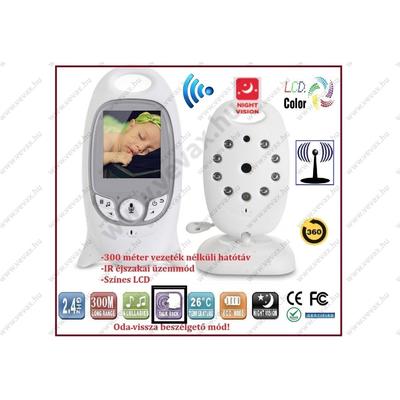 SZÍNES VIDEO BÉBIŐR 300m KÉTIRÁNYÚ BESZÉLGETŐS IR éjjellátó BABAŐR LCD DIGITÁLIS BABYPHONE VEZETÉK NÉLKÜLI BABA MONITOR